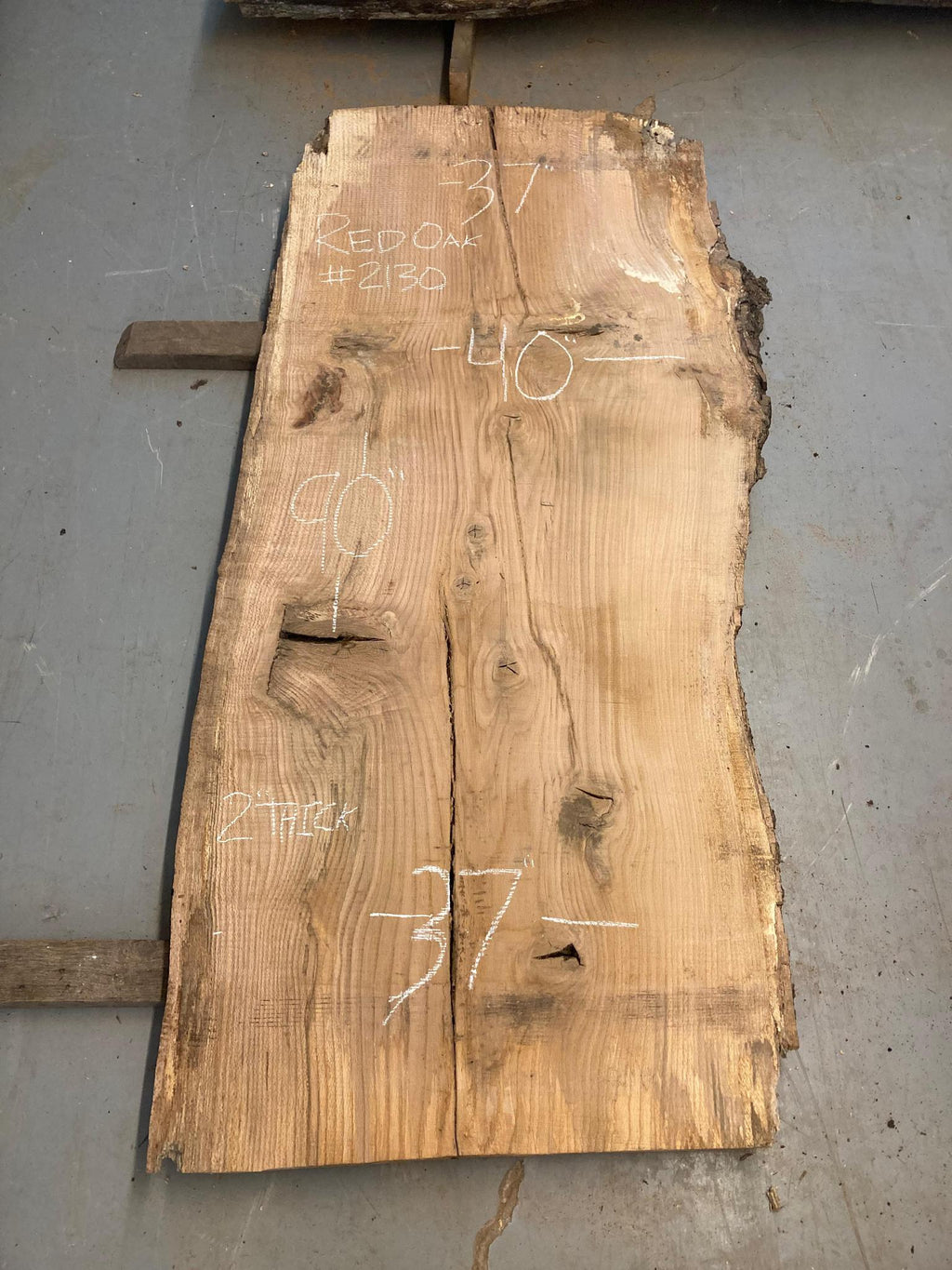 Red Oak Slab 2136