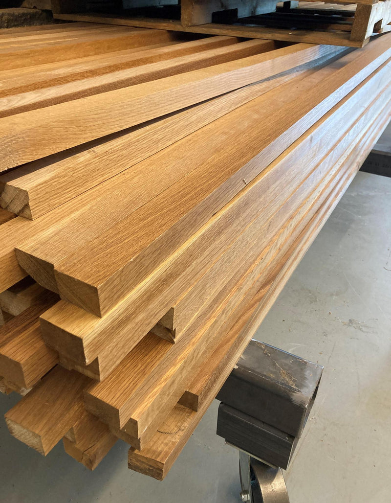 White Oak Slats, pre-finished