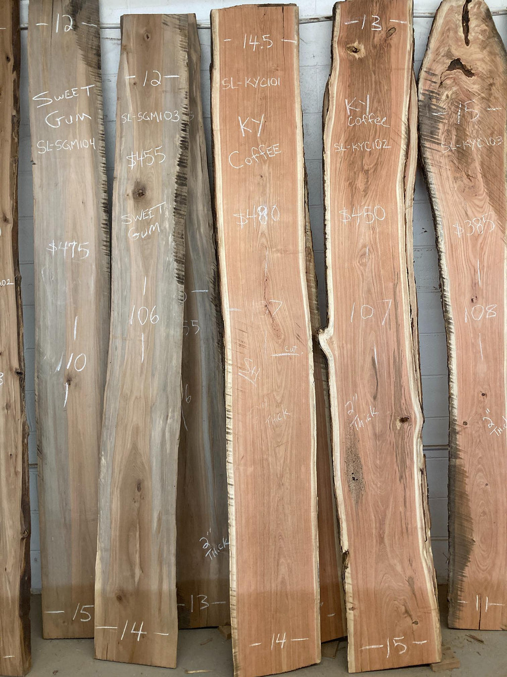 Live Edge Slabs: Character Required — Kentucky Lumber