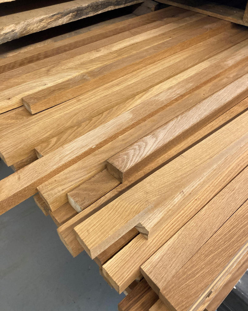 White Oak Slats, pre-finished